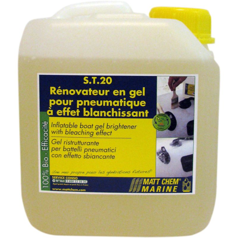 Renovateur PVC et hypalon en gel - ST20 - 2 L