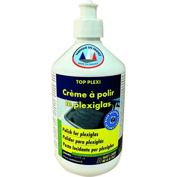 Creme a polir pour plexiglas TOP PLEXI - 500 ml
