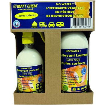 Kit nettoyant lustrant toutes surfaces sans eau