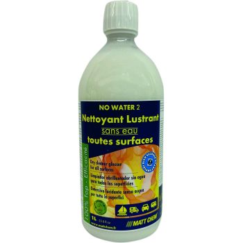 Nettoyant lustrant toutes surfaces sans eau NO WATER - 1 L