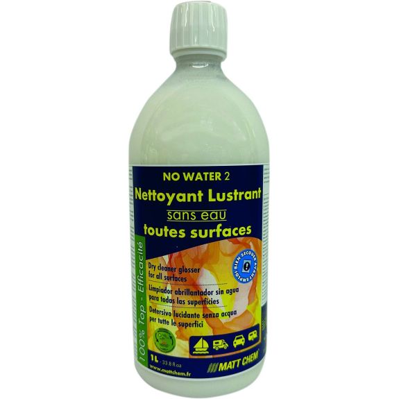 Nettoyant lustrant toutes surfaces sans eau NO WATER - 1 L