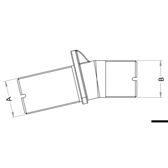 Système de vidange cockpit Waterfall pour tableau arrière – filetage 1" 1/2 – clapet anti-retour – Osculati