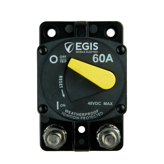 Disjoncteur automatique S87 - montage en saillie - 60A - 12/24/48 VDC - EGIS