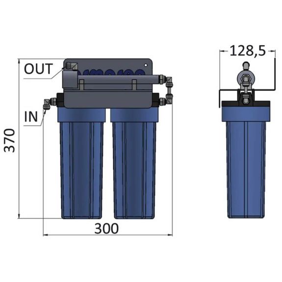 Purificateur d'eau LED 300 12/24 V