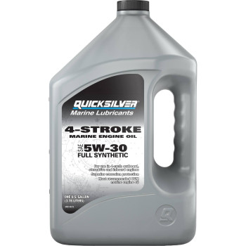 Huile marine 4 temps 100% synthétique FCW 5W30 - 4 litres - QUICKSILVER