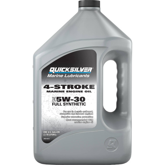 Huile marine 4 temps 100% synthétique FCW 5W30 - 4 litres - QUICKSILVER