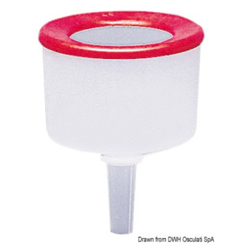 Entonnoir flottant avec filtre pour carburant