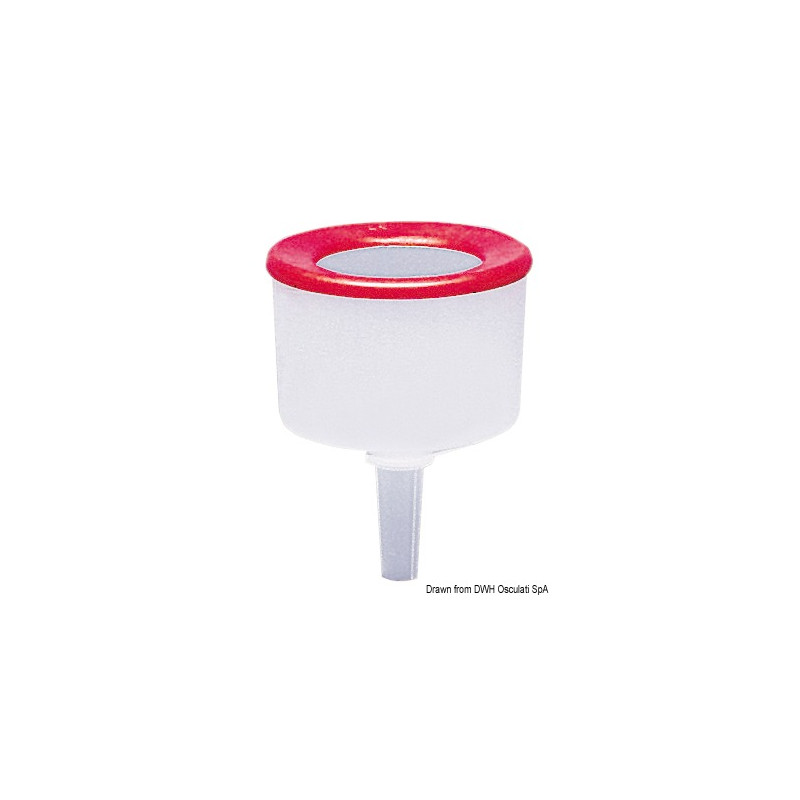 Entonnoir flottant avec filtre pour carburant