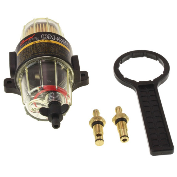 Filtre décanteur essence 10µ pour moteurs hors-bord jusqu'à 200 cv – remplacement Yamaha 90794-46866 / Suzuki 65900-98J00