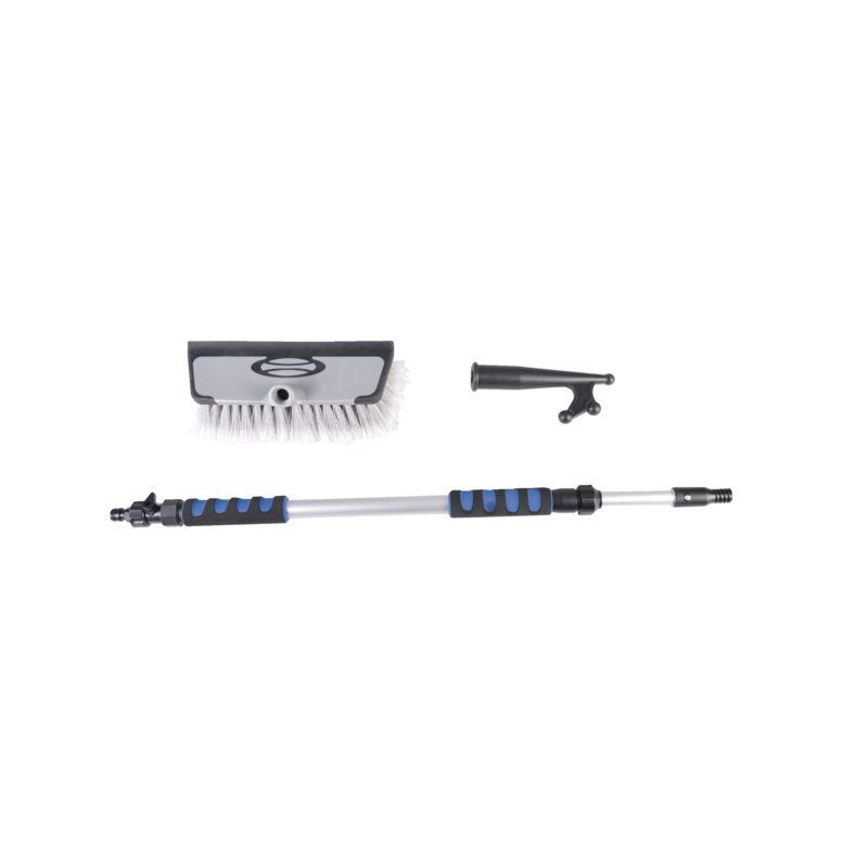 Balai brosse télescopique avec raccord eau - TALAMEX