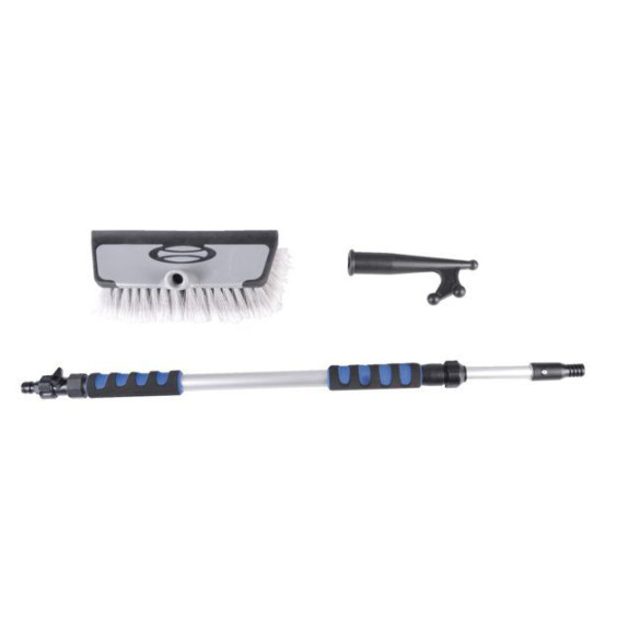 Balai brosse télescopique avec raccord eau - TALAMEX