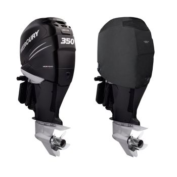 Housse de moteur ventilée noire pour Mercury 250-400 CV Verado 6 cylindres 2.6L (2005 à 2024) - OCEANSOUTH