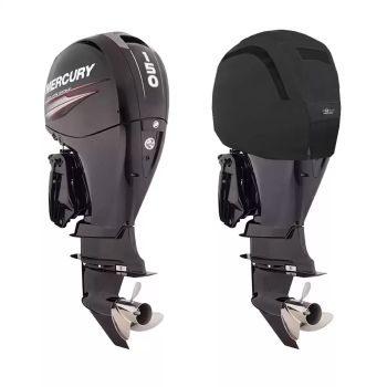 Housse de moteur noire ventilée pour Mercury 135-150 CV 4 temps 4 cylindres 3.0L à partir de 2011 - OCEANSOUTH