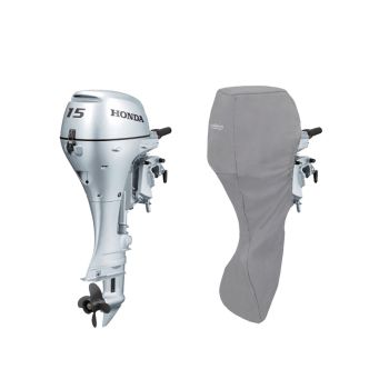Housse intégrale pour moteur HONDA BF15 et BF20 2 cylindres (à partir de 2002) arbre 15" - OCEANSOUTH