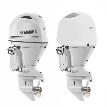 Housse de moteur ventilée blanche pour moteur YAMAHA F75D - F90C - F100F et VMAX90 à partir de 2017 - OCEANSOUTH