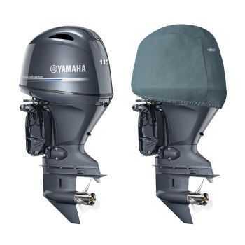 Housse de stockage grise pour moteur YAMAHA F115B et F130A à partir de 2015 - OCEANSOUTH