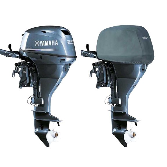Housse de stockage grise pour moteur YAMAHA F25D à partir de 2010 - OCEANSOUTH