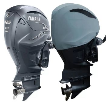 Housse de moteur ventilée grise pour moteur YAMAHA XTO V8 à partir de 2018 - OCEANSOUTH