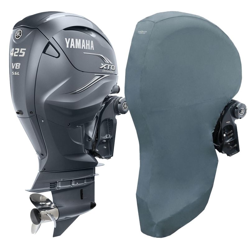 Housse intégrale pour moteur YAMAHA XTO V8 375 à 450 CV à partir de 2018 - Arbre 35"- OCEANSOUTH