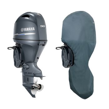 Housse intégrale pour moteur YAMAHA F75D - F90C - F100F - VMAX90 à partir de 2017 - Arbre 25"- OCEANSOUTH