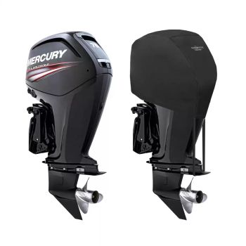 Housse de moteur noire pour moteur MERCURY 75 - 115 CV à partir de 2014 - OCEANSOUTH