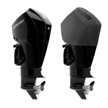 Housse de moteur ventilée noire pour MERCURY V6 3.4L 175 - 225 CV à partir de 2018 - OCEANSOUTH