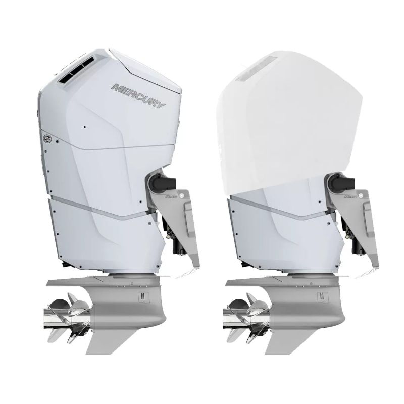 Housse de moteur ventilée blanche pour MERCURY V12 7.6L 600 CV à partir de 2021 - OCEANSOUTH