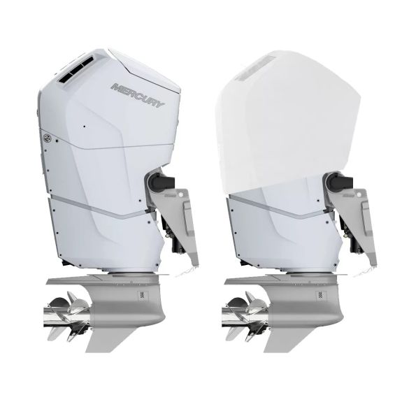 Housse de moteur ventilée blanche pour MERCURY V12 7.6L 600 CV à partir de 2021 - OCEANSOUTH
