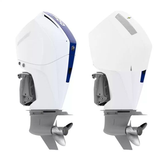 Housse de moteur ventilée blanche pour MERCURY V8 4.6L 200 - 300 CV à partir de 2018 - OCEANSOUTH