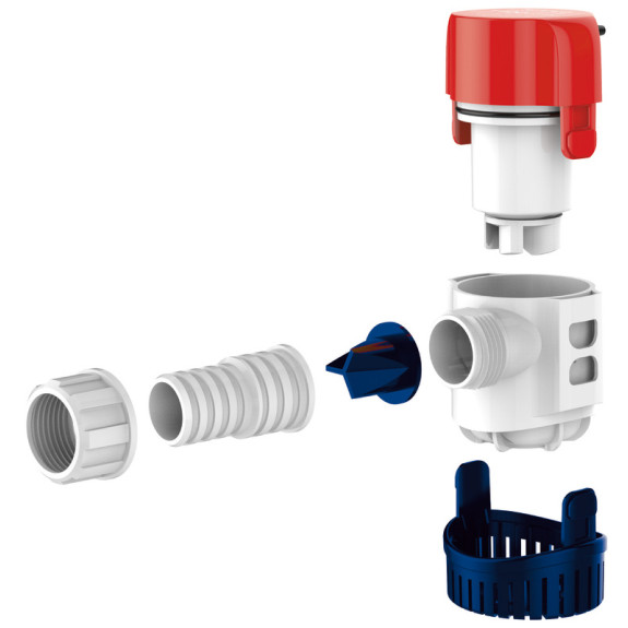 Pompe de cale automatique immergée 12V - 600 GPH - 38 L/ min - Superflow