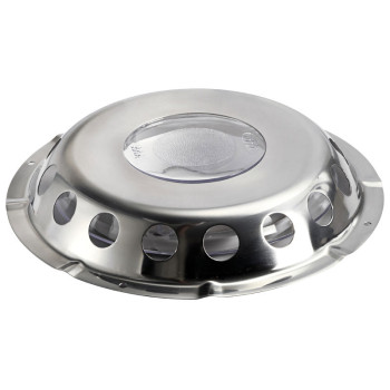 Prise air inox avec passage delumière
