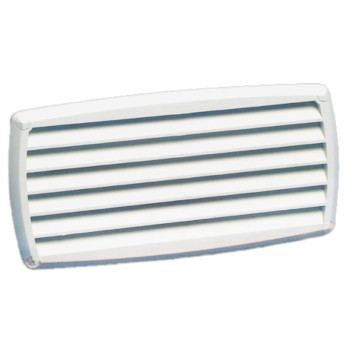 Prise d'air ABS blanche 201 x 101 mm