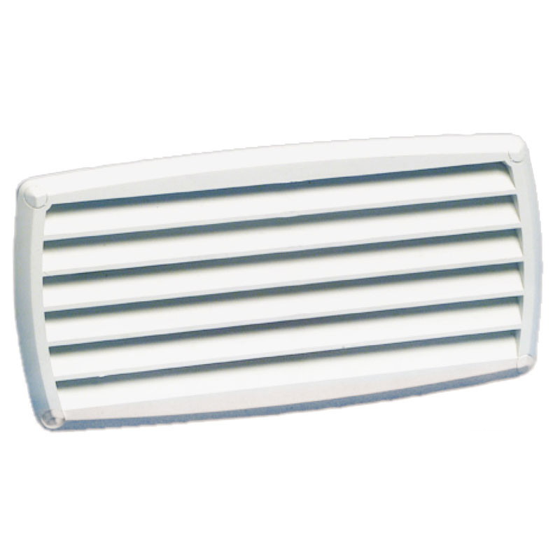 Prise d'air ABS blanche 201 x 101 mm