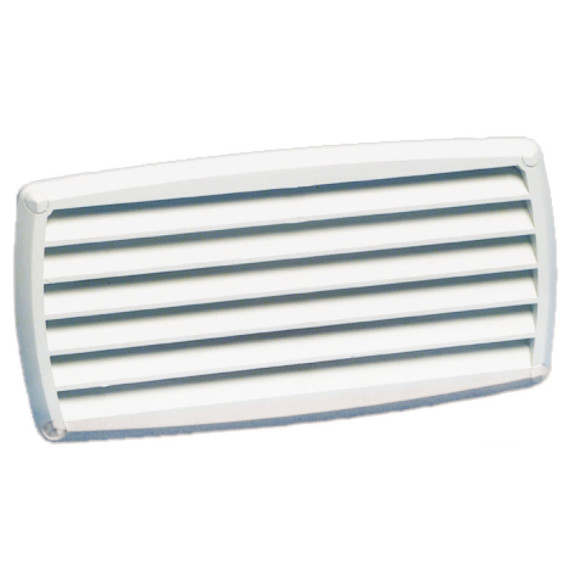 Prise d'air ABS blanche 201 x 101 mm
