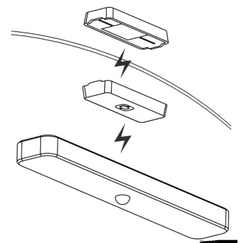 Barrette lumineuse pour tauds blanc 5V 2W 2