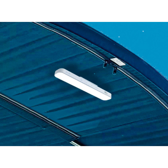 Barrette lumineuse pour tauds blanc 5V 2W