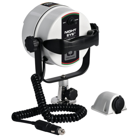 Projecteur de recherche LED Night Eye II - orientable 360° - fixation sur base - Osculati