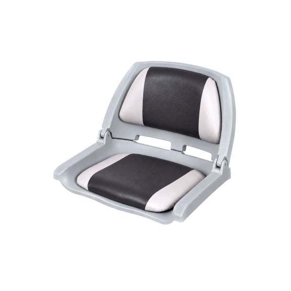 Siège pliant gris avec coussins pour bateau - Talamex
