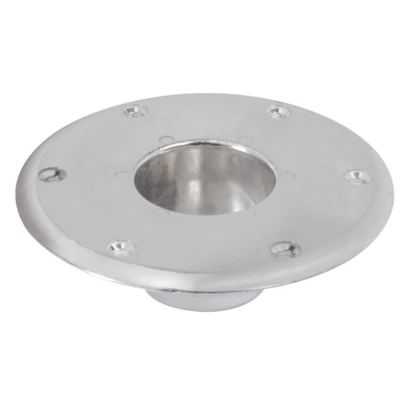 Base de remplacement Ø 160 mm pour pied de table conique - aluminium