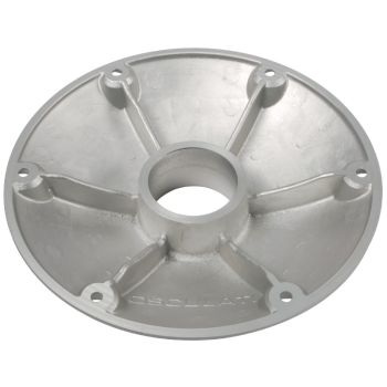 Base de remplacement Ø 240 mm pour pied de table conique - aluminium anodisé poli