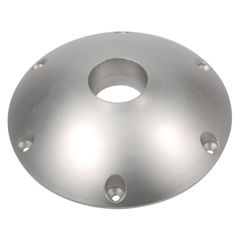 Base de remplacement Ø 240 mm pour pied de table conique - aluminium anodisé poli