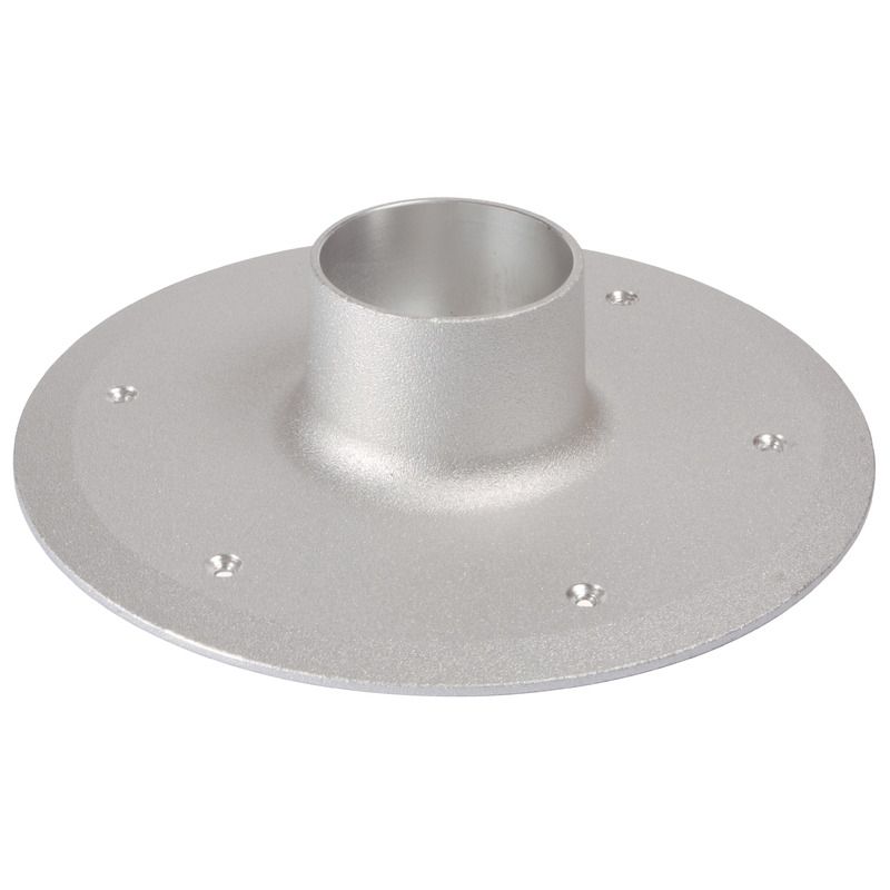 Base de remplacement pour pied de table à tube - aluminium anodisé sablé