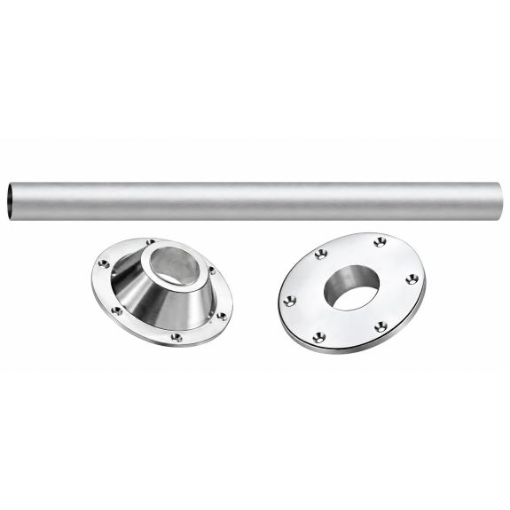 Pied de table conique 700 mm - aluminium anodisé