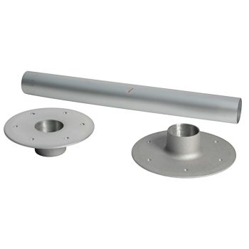 Pied de table conique Heavy Duty - aluminium anodisé