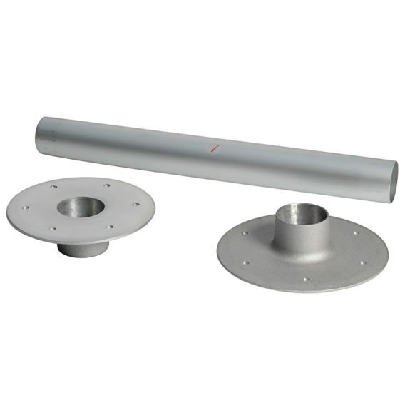Pied de table conique Heavy Duty - aluminium anodisé