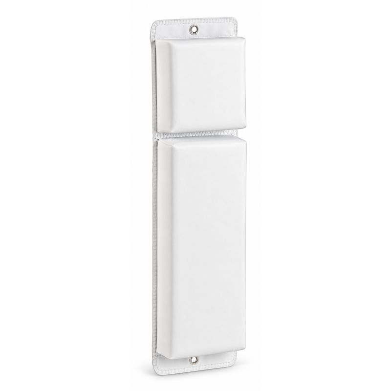 Pare-battage plat PVC blanc 762 mm - bateau 6 à 9 m