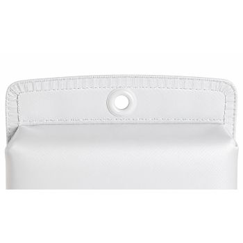 Pare-battage plat PVC blanc 762 mm - bateau 6 à 9 m 2