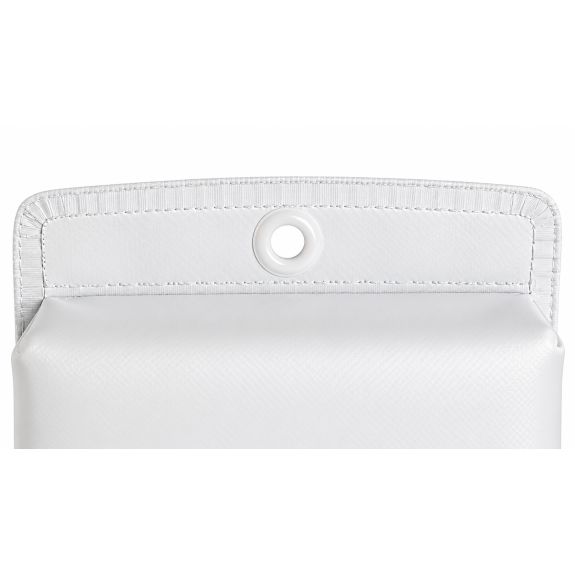 Pare-battage plat PVC blanc 762 mm - bateau 6 à 9 m