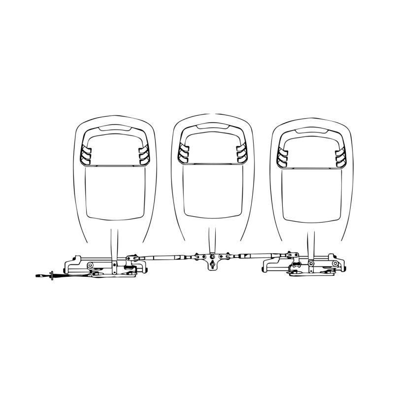 Barre d'accouplement double A97-30 direction hydraulique inboard