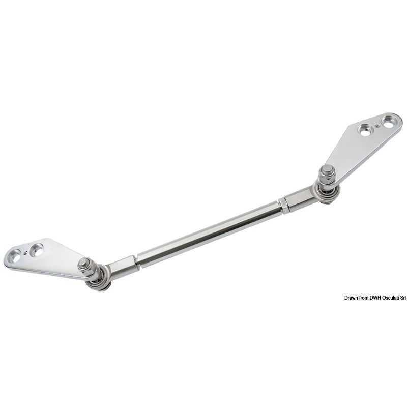 Barre d'accouplement A90 bimoteur Suzuki DF100 à DF140 double vérin UC128-OBF